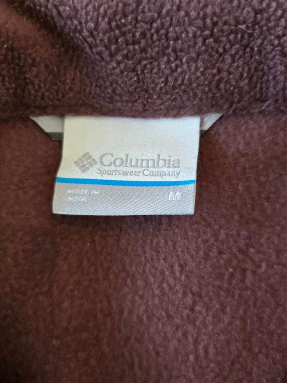 Columbia Men’s Steens Mountain Tobacco Full-Zip Fleece Jacket Size Medium